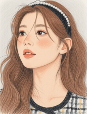 Photo transformed into multiple drawing styles